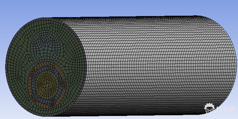2网格.png ansys 热分析的图6